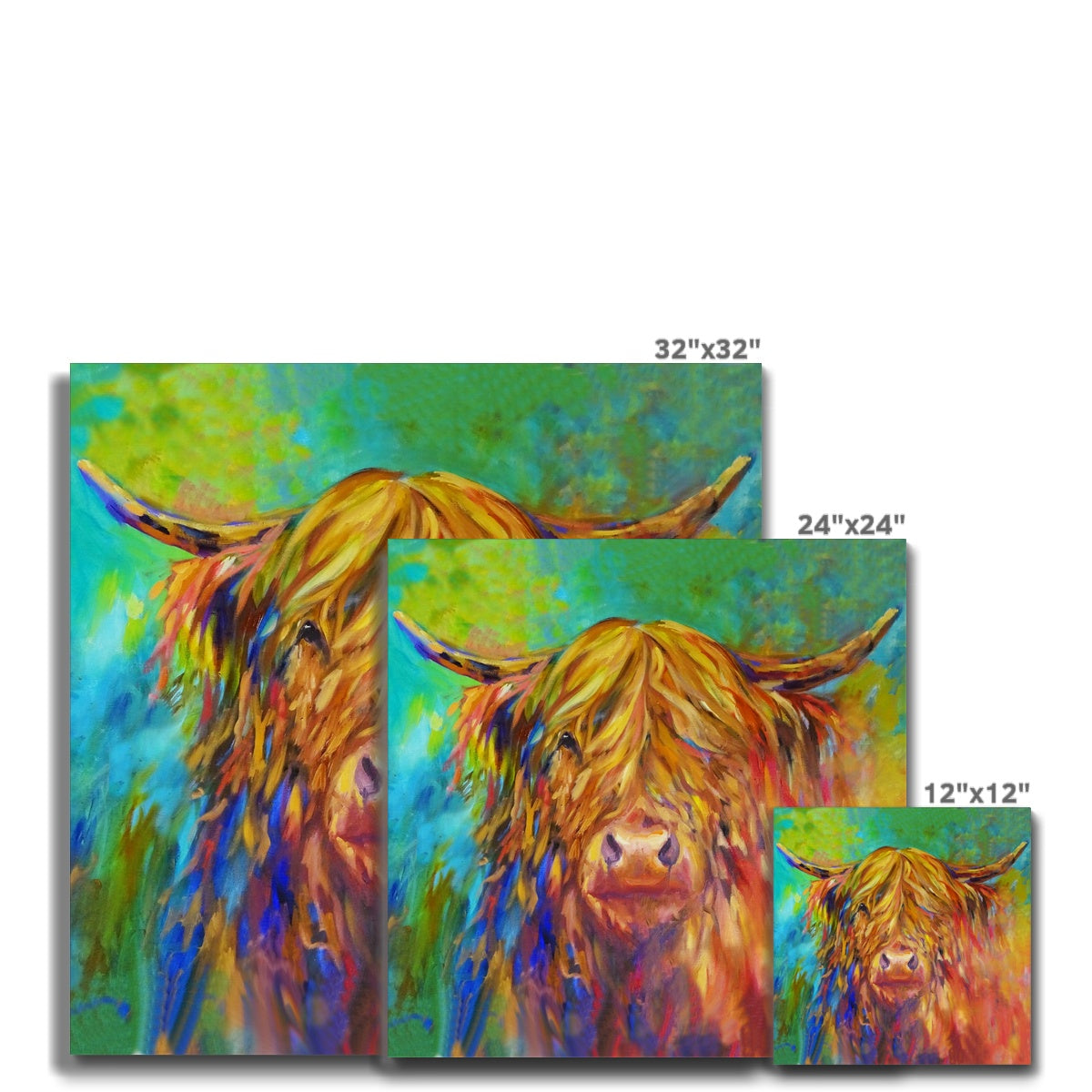 Isla - Highland Cow Canvas