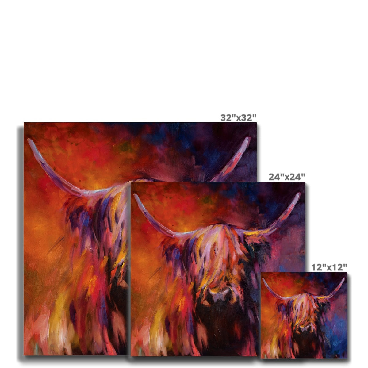 Altnaharra - Highland Cow Canvas