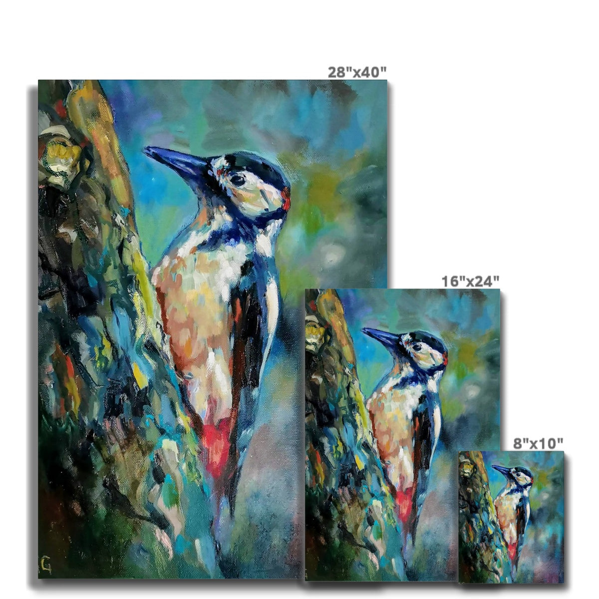 Woodpecker Canvas