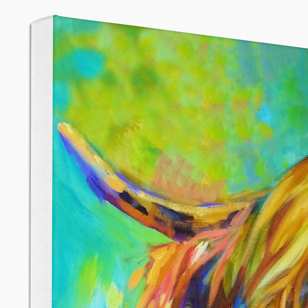 Isla - Highland Cow Canvas