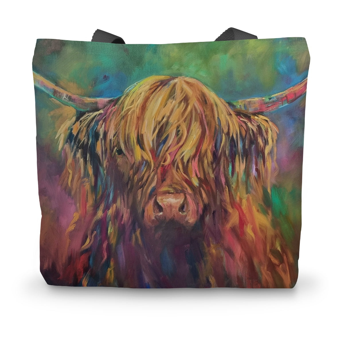 Applecross - Highland Cow Canvas Tote Bag