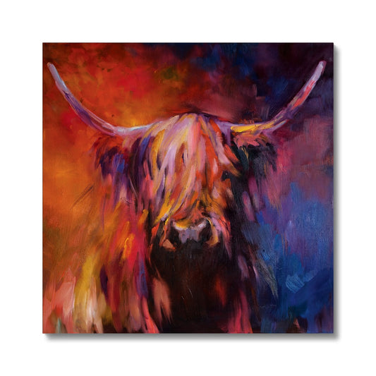 Altnaharra - Highland Cow Canvas