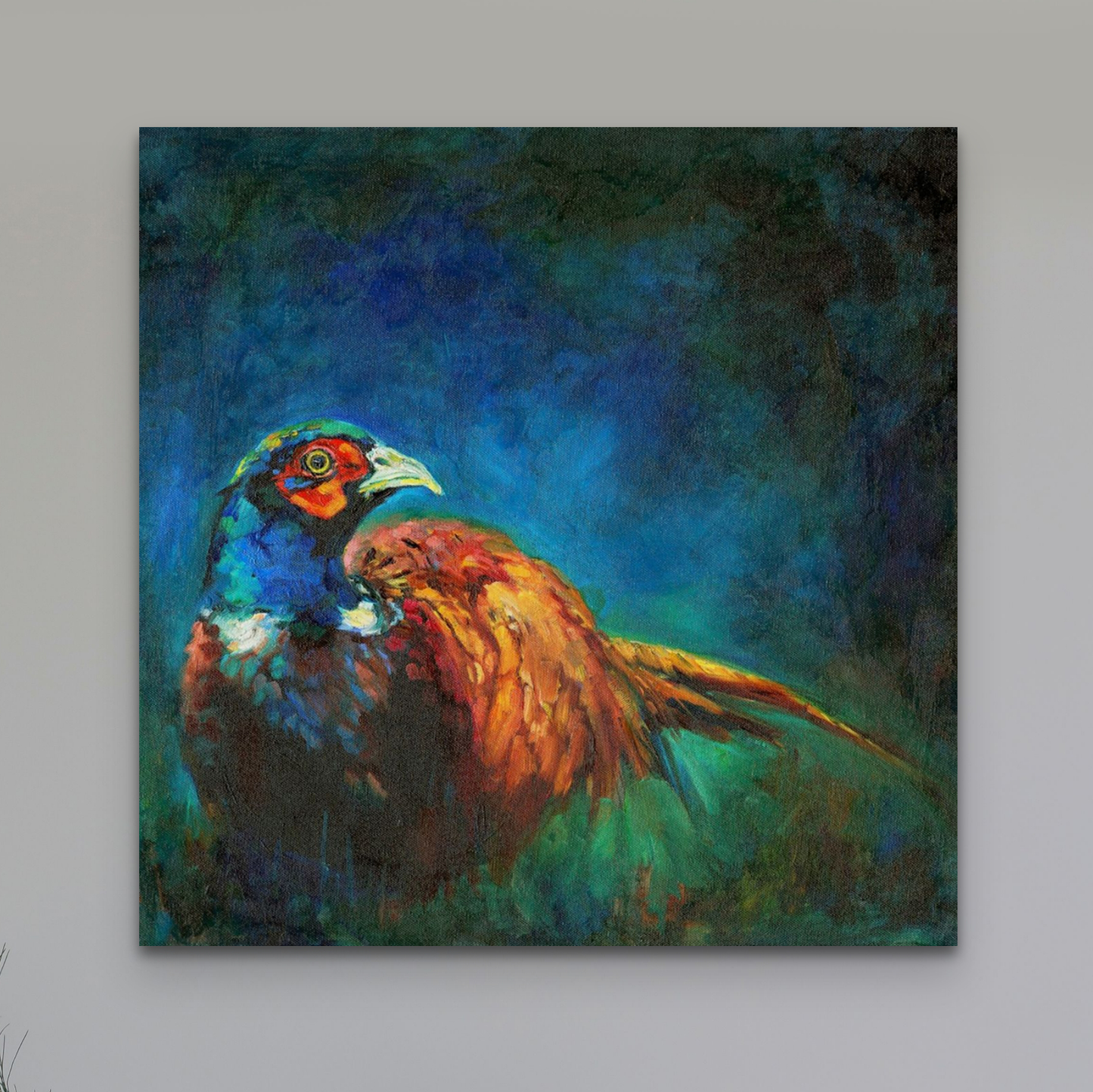 Glowing  - Pheasant Canvas